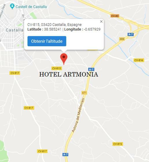 Artmonia Hotel Castalla Bagian luar foto